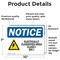 Signmission Electrically Classified Area Sign With Symbol, 10 in W x Rectangle, Vinyl Decal OS-2PACK-NS-D-710-L-11704 - alternate 3
